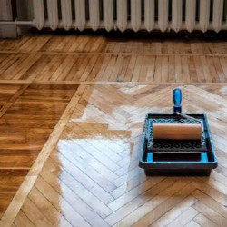 Vitrification parquet