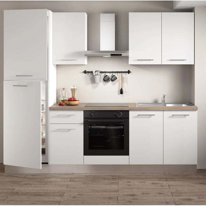 Pack cuisine complète L 255cm Electroménager inclus