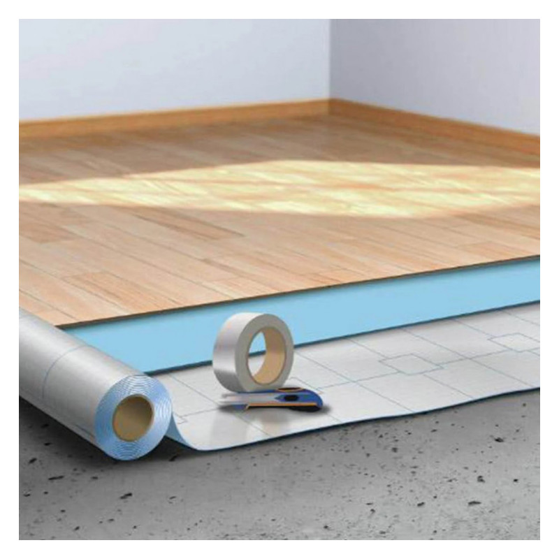 Sol PVC statifié après dépose